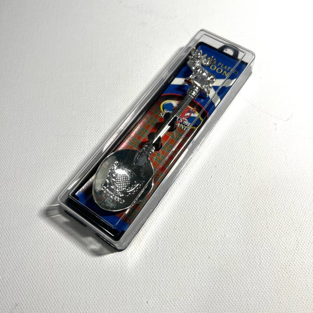 Silver Plated Spoon Scottish Spoon Souvenir